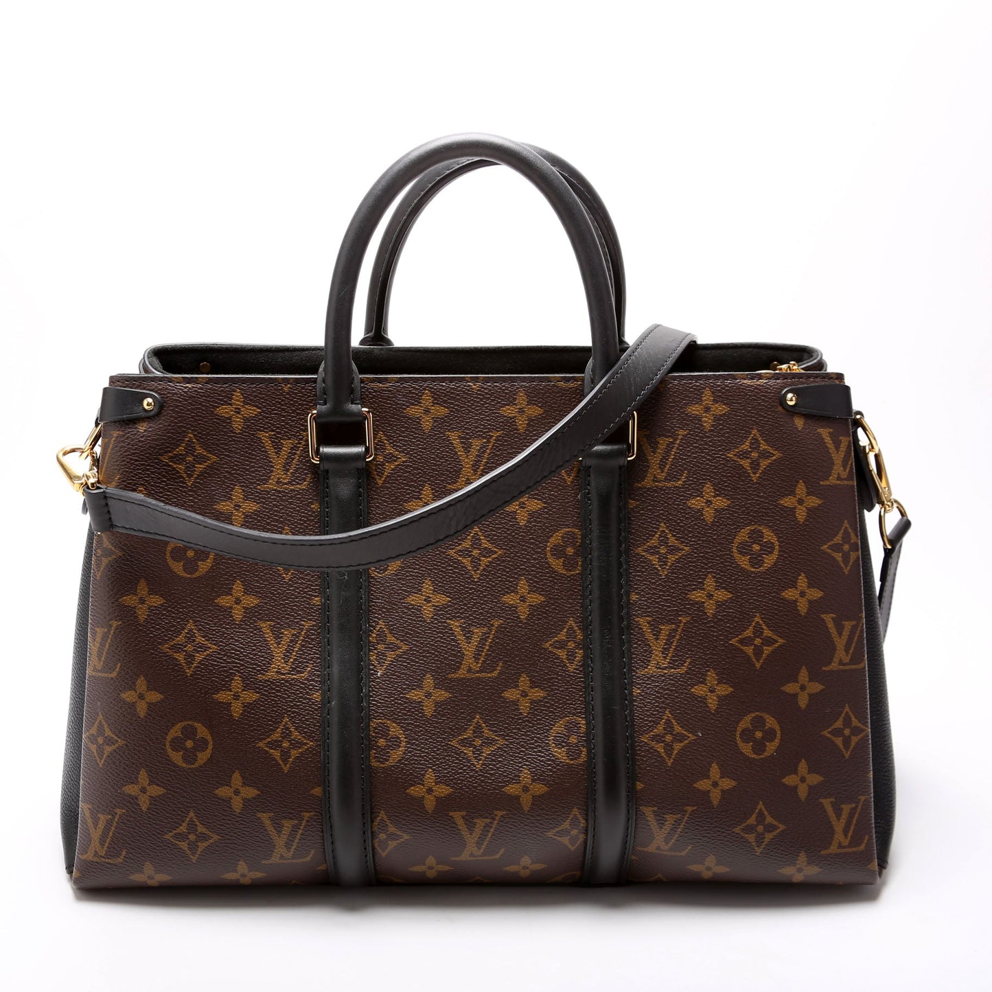 Louis-Vuitton Soufflot MM Monogram Black