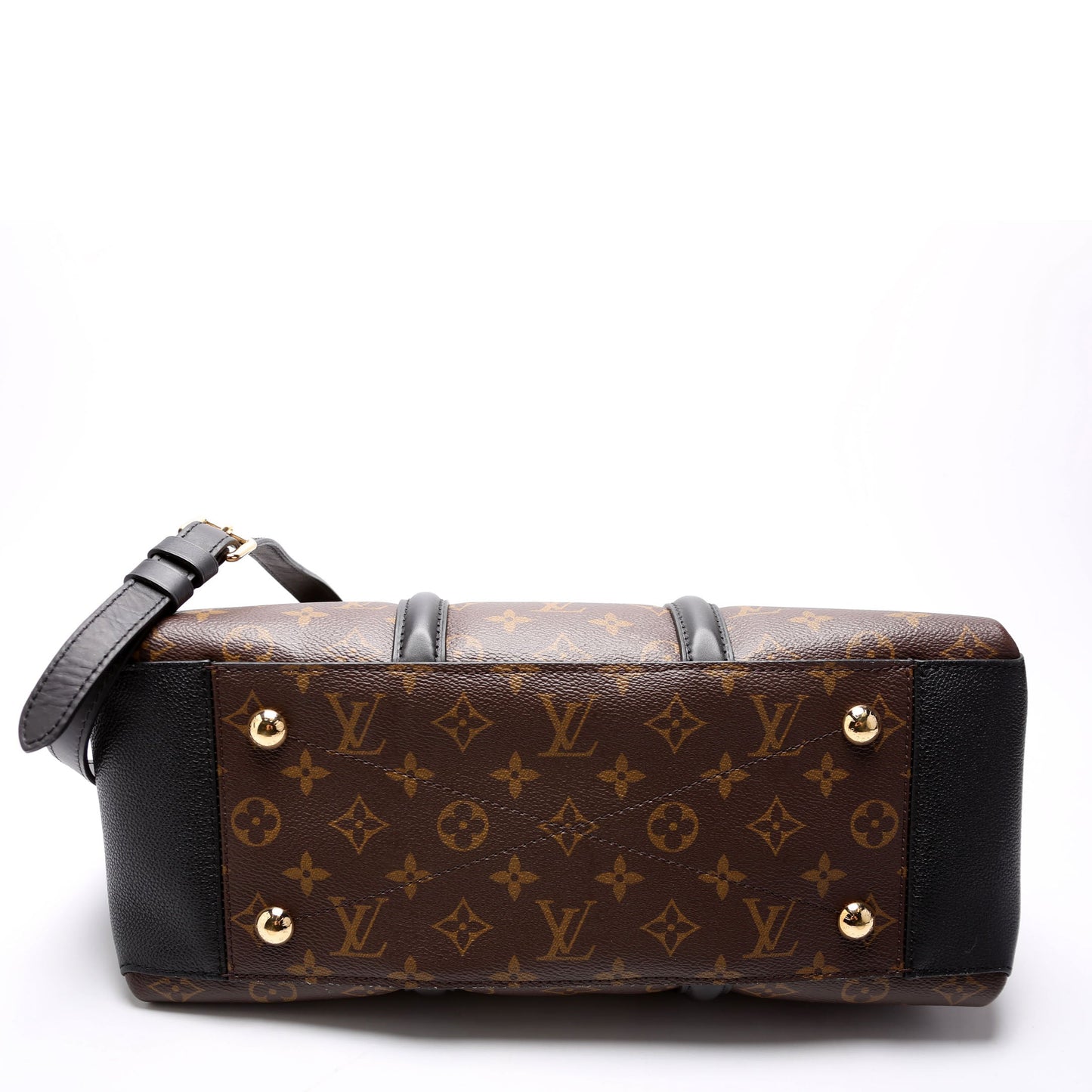 Louis-Vuitton Soufflot MM Monogram Black
