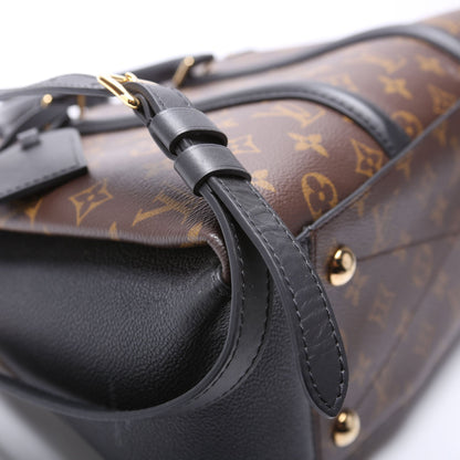 Louis-Vuitton Soufflot MM Monogram Black