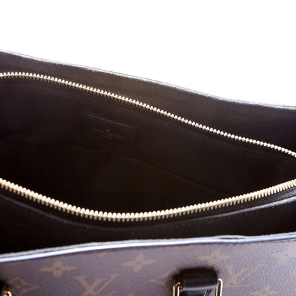 Louis-Vuitton Soufflot MM Monogram Black