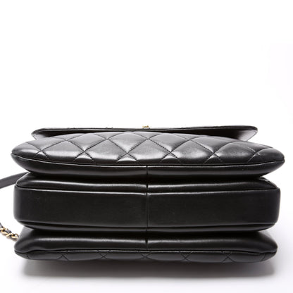 Chanel Trendy Top Handle Medium Lambskin 28M Black