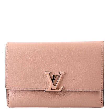 Capucines Wallet Compact Nude