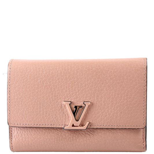 Capucines Wallet Compact Nude
