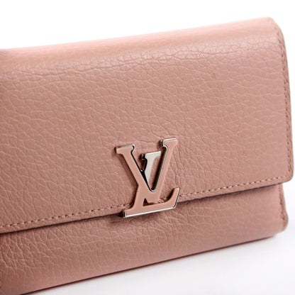Capucines Wallet Compact Nude