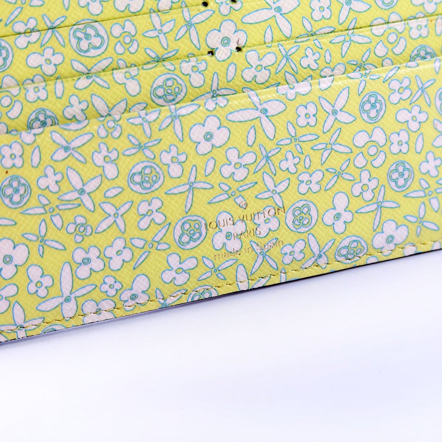 Insolite Wallet Fleuri Monogram Yellow