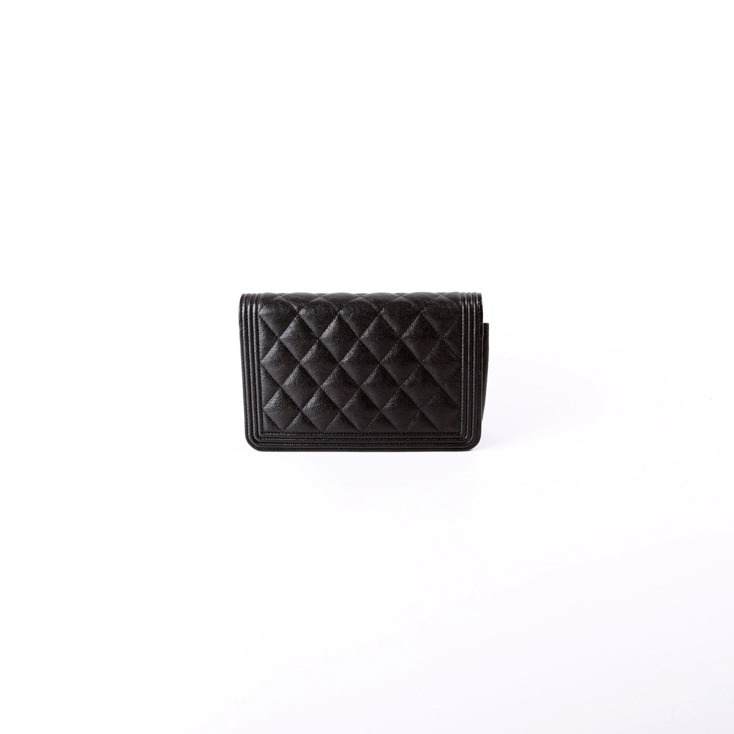Chanel Wallet On Chain Boy Caviar Black