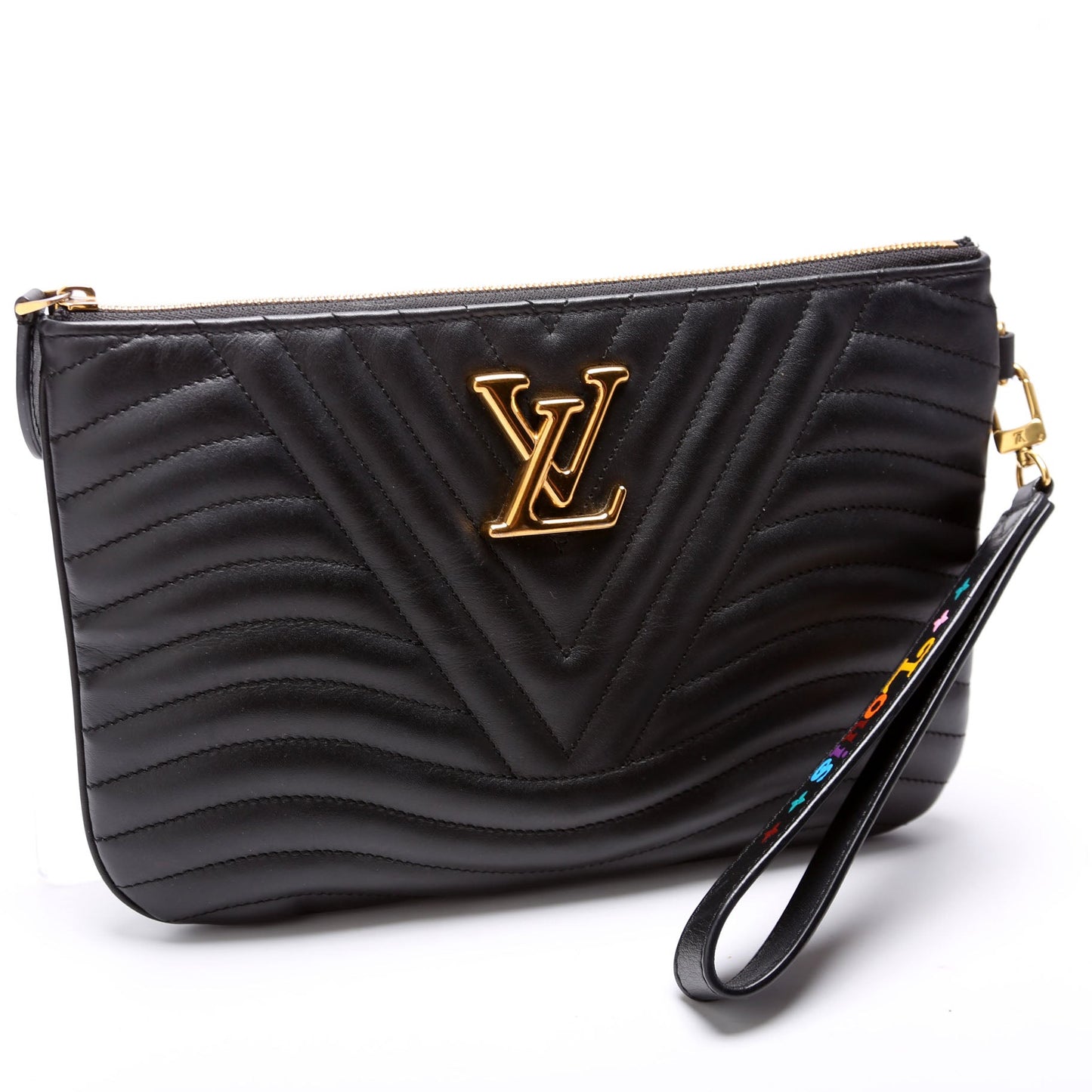 New Wave Zip Pochette Black