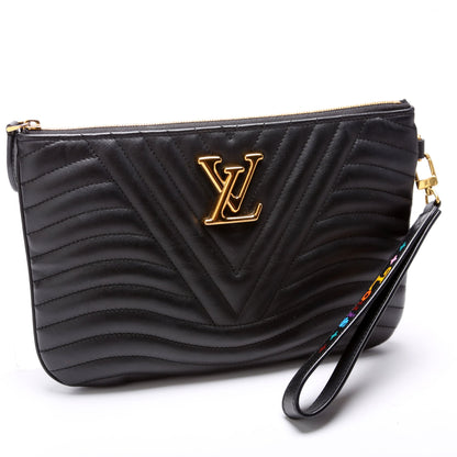New Wave Zip Pochette Black
