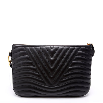 New Wave Zip Pochette Black