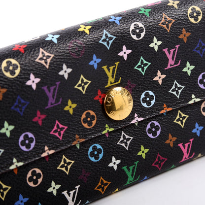 Sarah Wallet Multicolor Black
