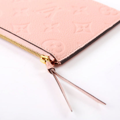 Pochette Felicie Zip Insert Only Empreinte Pink