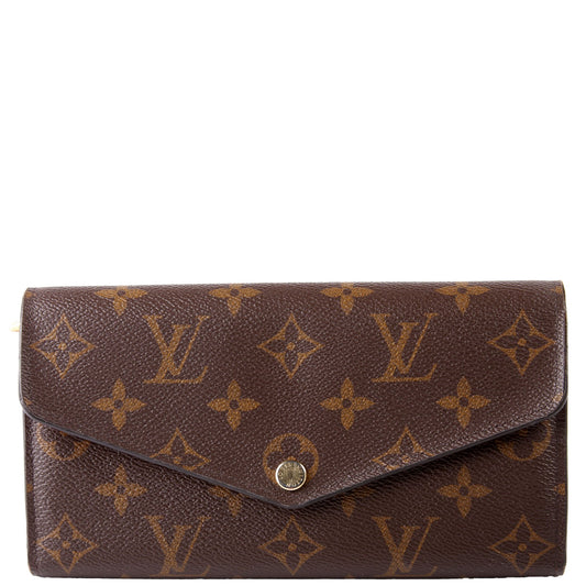 Sarah Wallet Monogram Newer Red