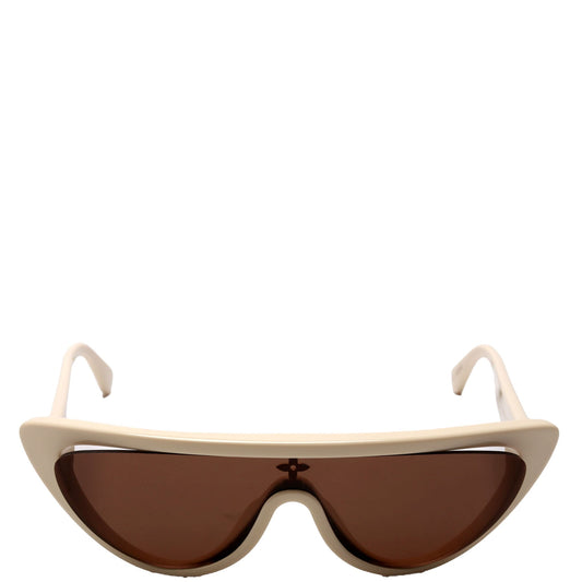 Z2218U Split Cat Eye Sunglasses Cream