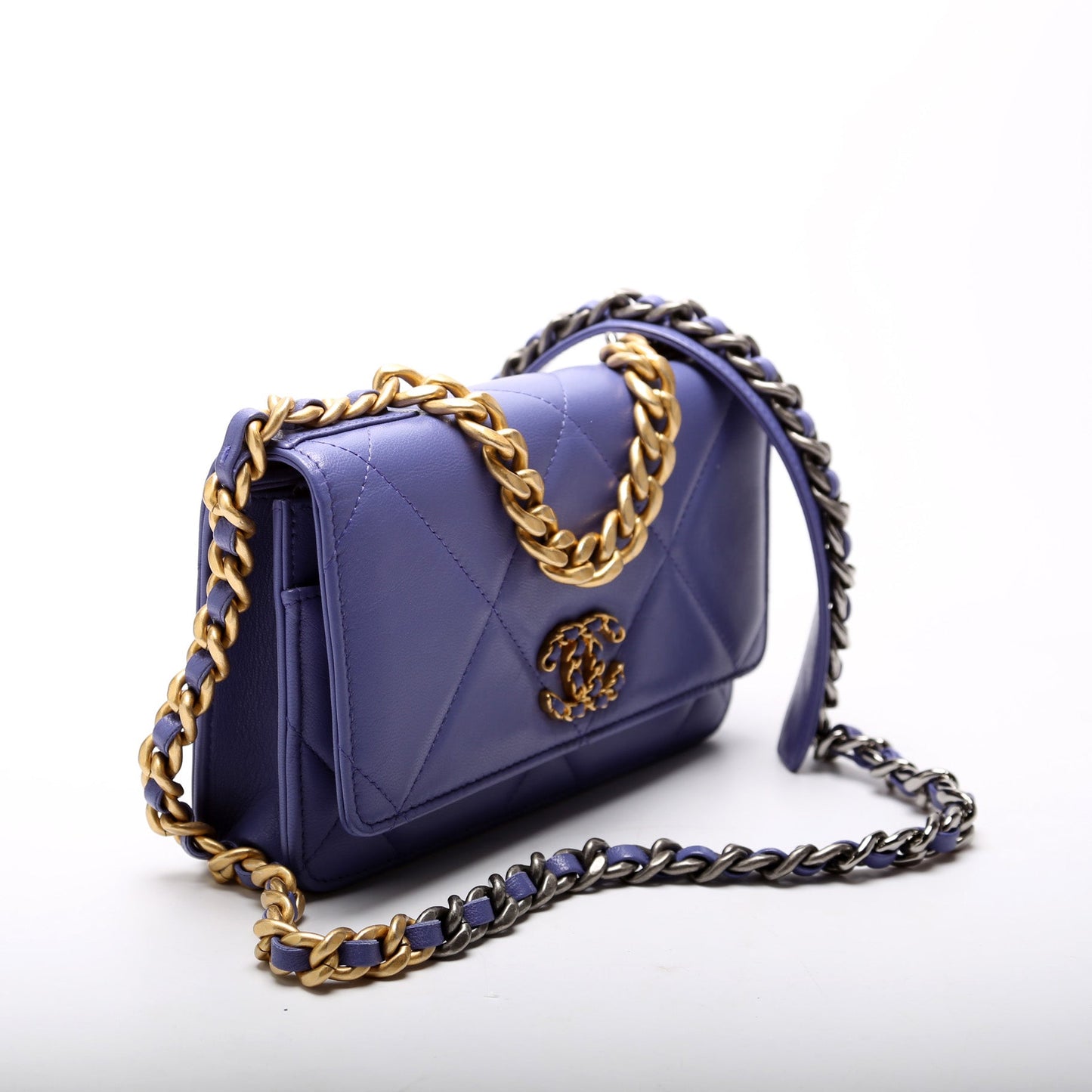 Chanel Chanel 19 WOC Quilted Lambskin 30M Purple