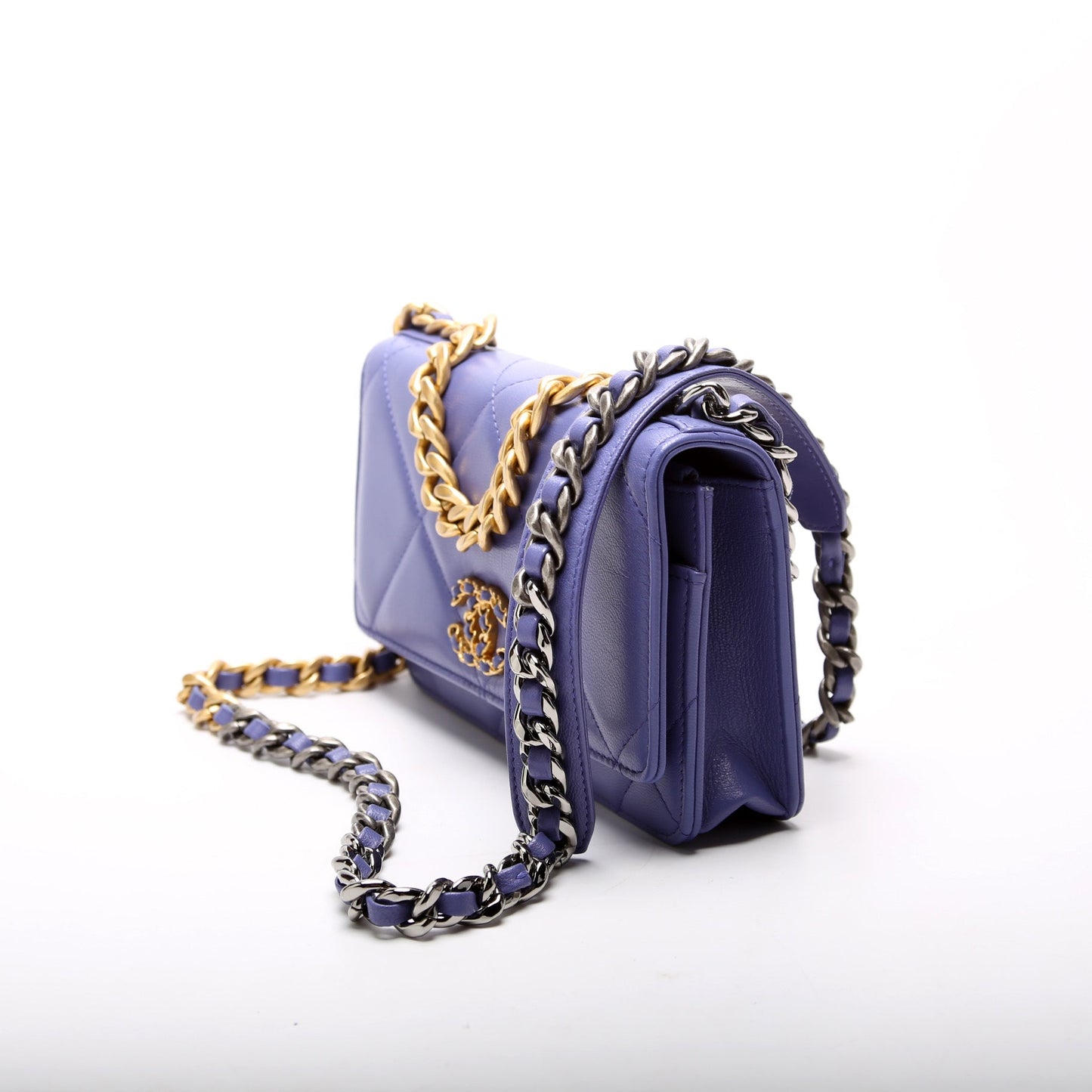 Chanel Chanel 19 WOC Quilted Lambskin 30M Purple