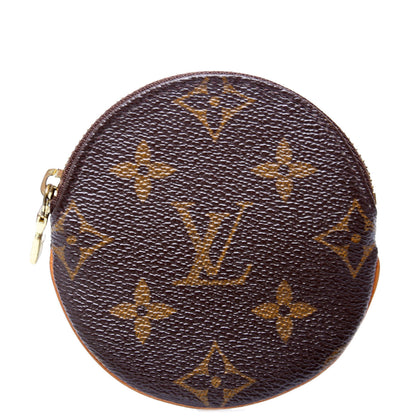 Round Coin Purse Monogram
