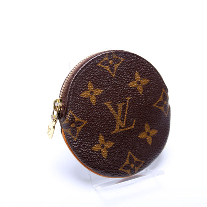 Round Coin Purse Monogram
