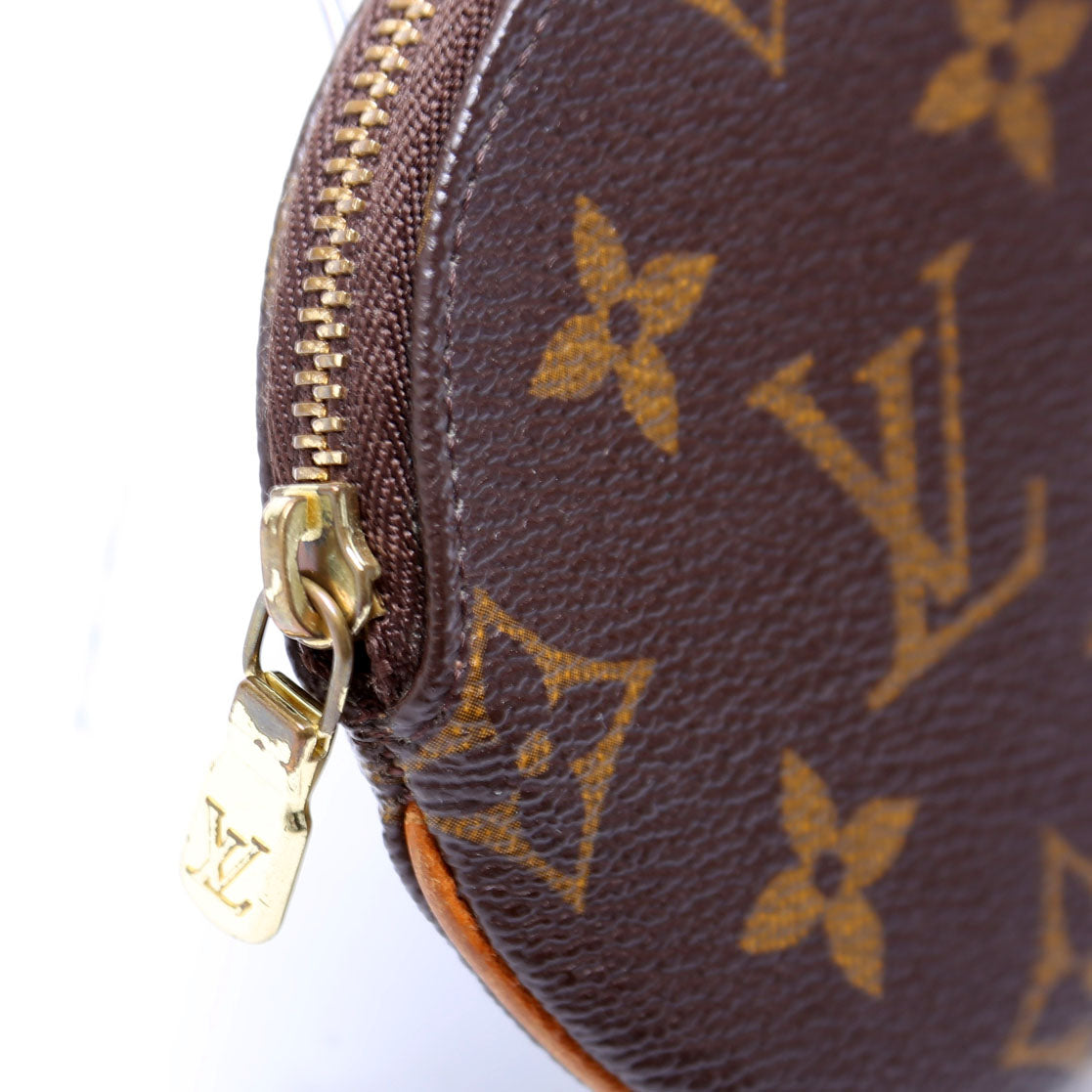 Round Coin Purse Monogram