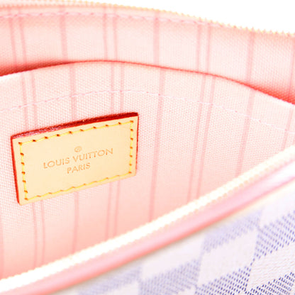 Pochette Only Damier Azur Neverfull Pink