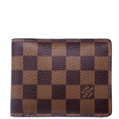Mens Multiple Wallet Damier Ebene
