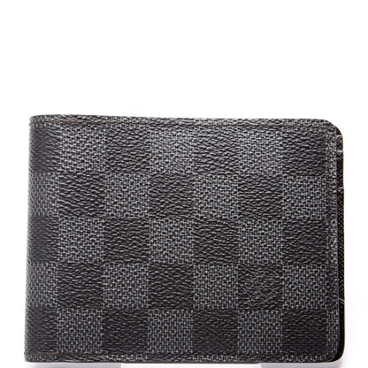 Mens Multiple Wallet Damier Graphite