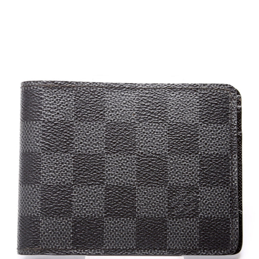 Mens Multiple Wallet Damier Graphite