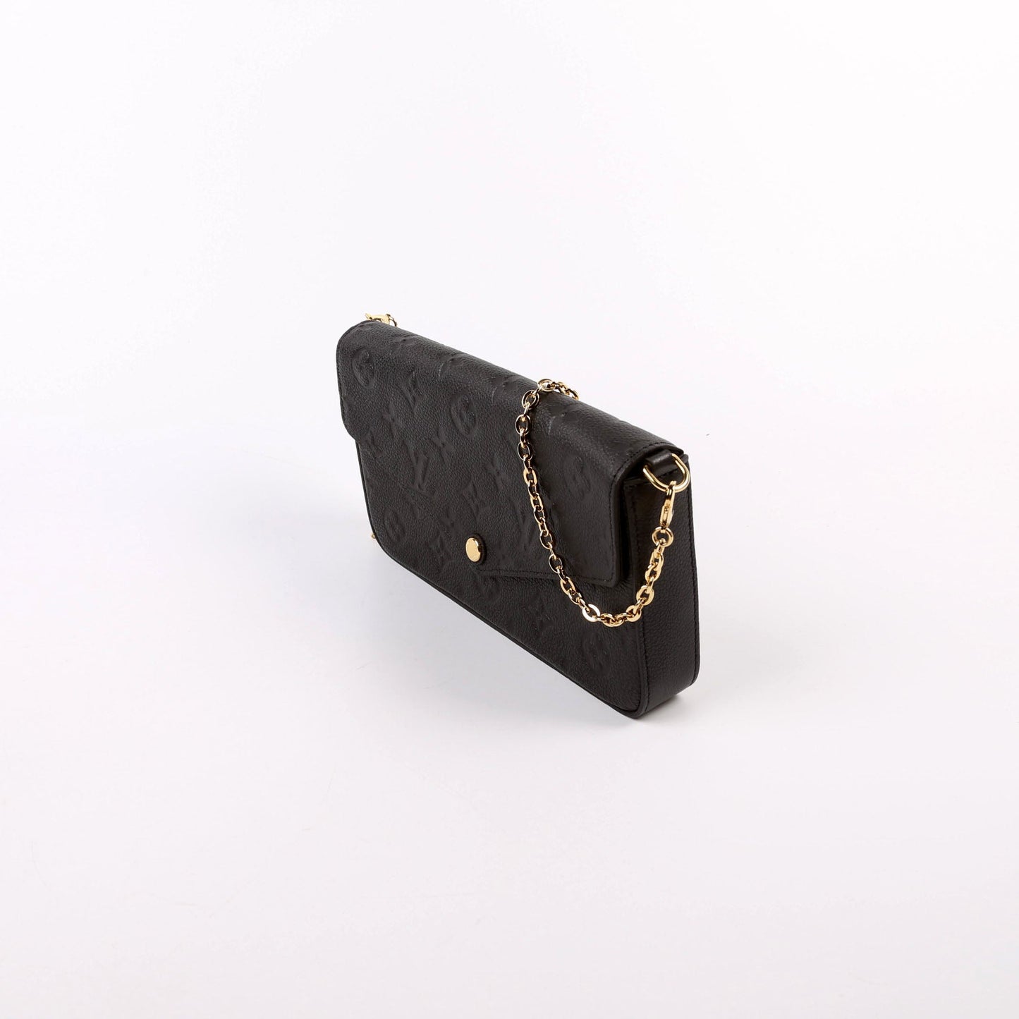 Pochette Felicie Empreinte Black
