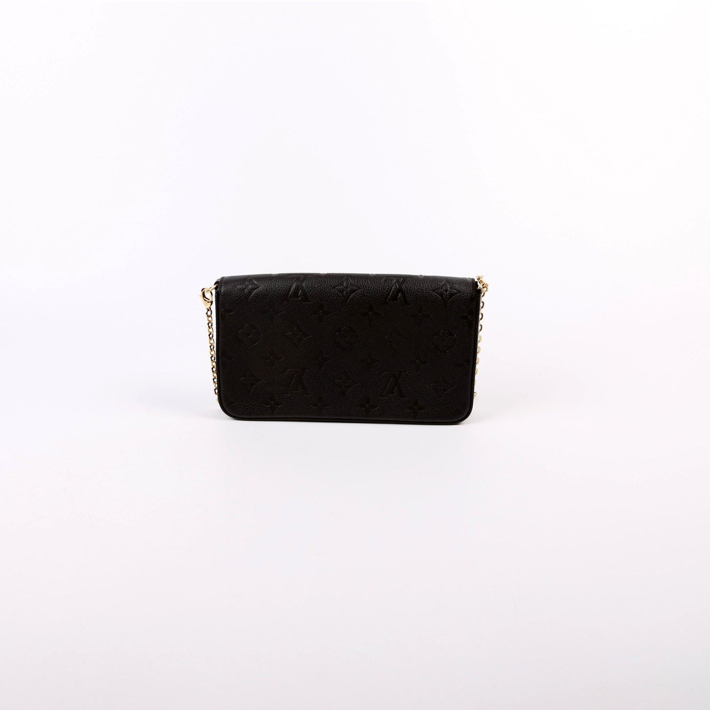 Pochette Felicie Empreinte Black