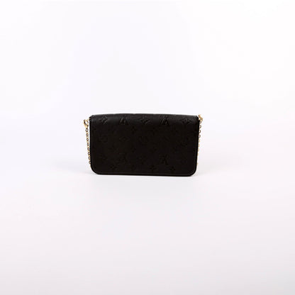 Pochette Felicie Empreinte Black