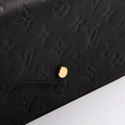 Pochette Felicie Empreinte Black