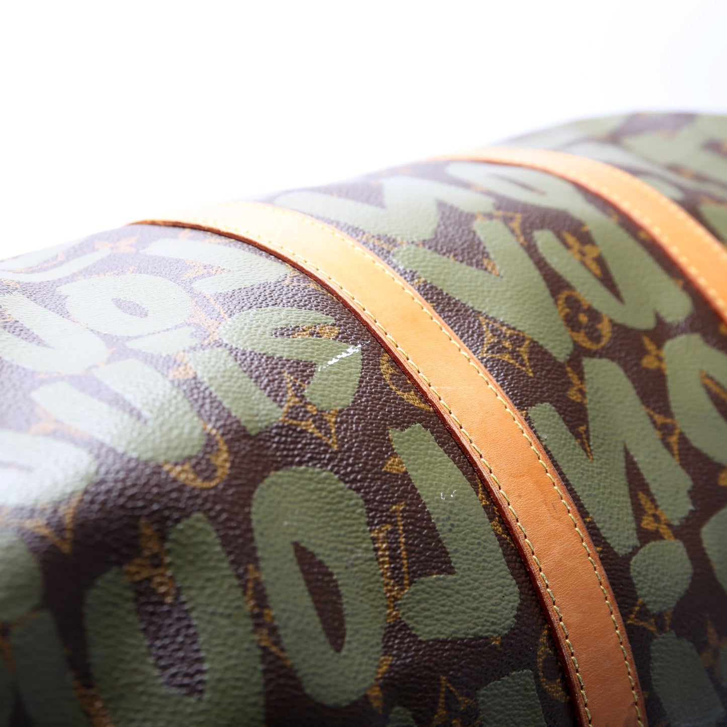 Keepall 50 Graffiti Monogram Green