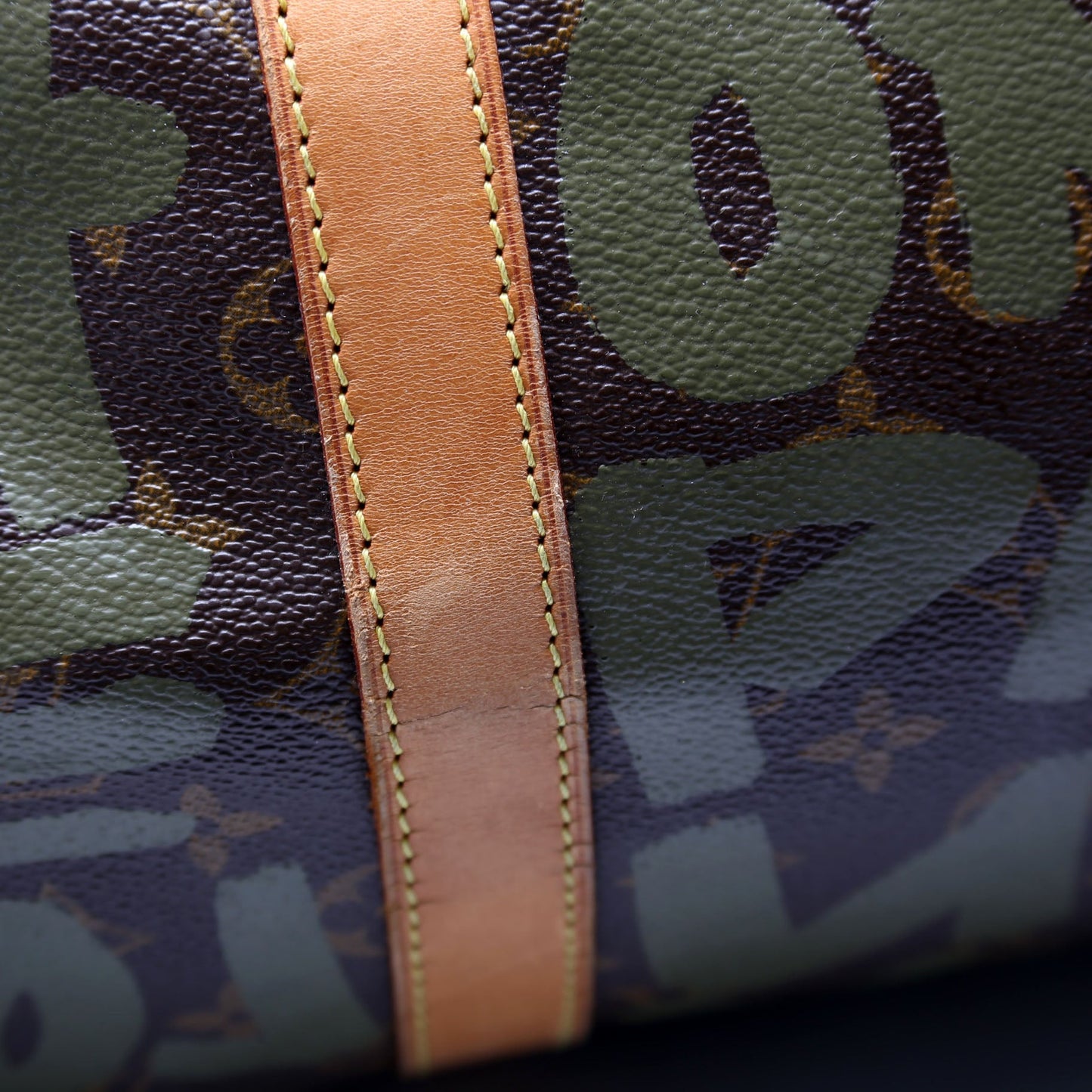 Keepall 50 Graffiti Monogram Green