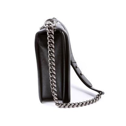 Chanel Boy Flap Large Caviar 18M Black