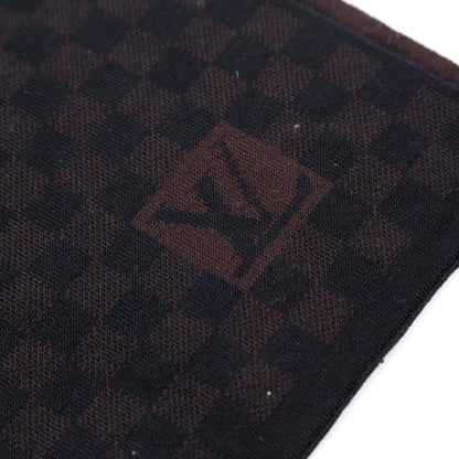Damier Ebene Wool Scarf