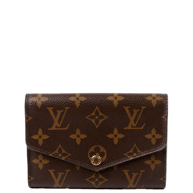 Louis-Vuitton Sarah Compact Wallet Monogram