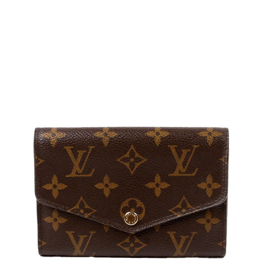 Louis-Vuitton Sarah Compact Wallet Monogram