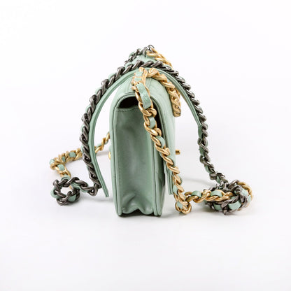 Chanel Chanel 19 WOC Quilted Lambksin RFID