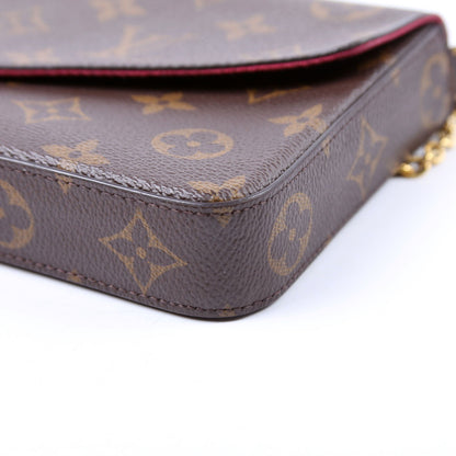 Pochette Felicie Monogram Berry