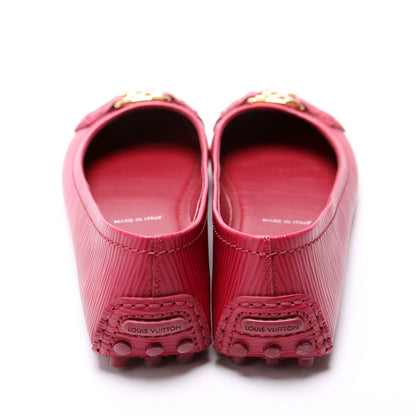 Oxford Ballerina Flats Size 36 Burgundy