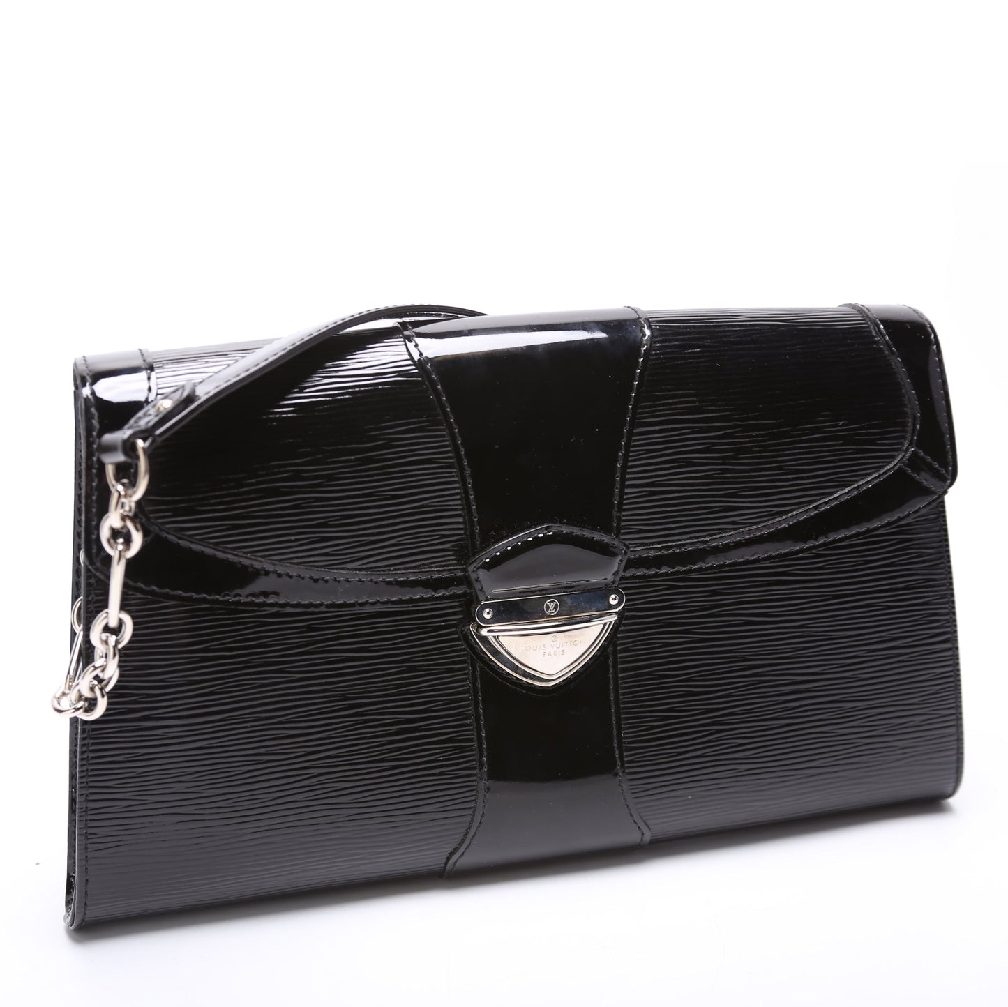 Lena Chain Pochette Epi Electric Black