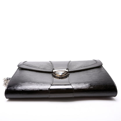 Lena Chain Pochette Epi Electric Black