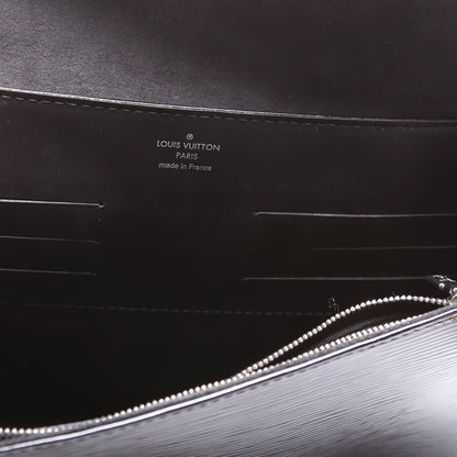 Lena Chain Pochette Epi Electric Black