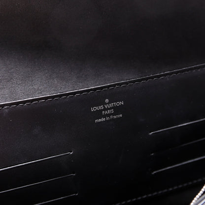 Lena Chain Pochette Epi Electric Black