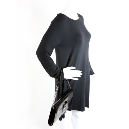 Lena Chain Pochette Epi Electric Black