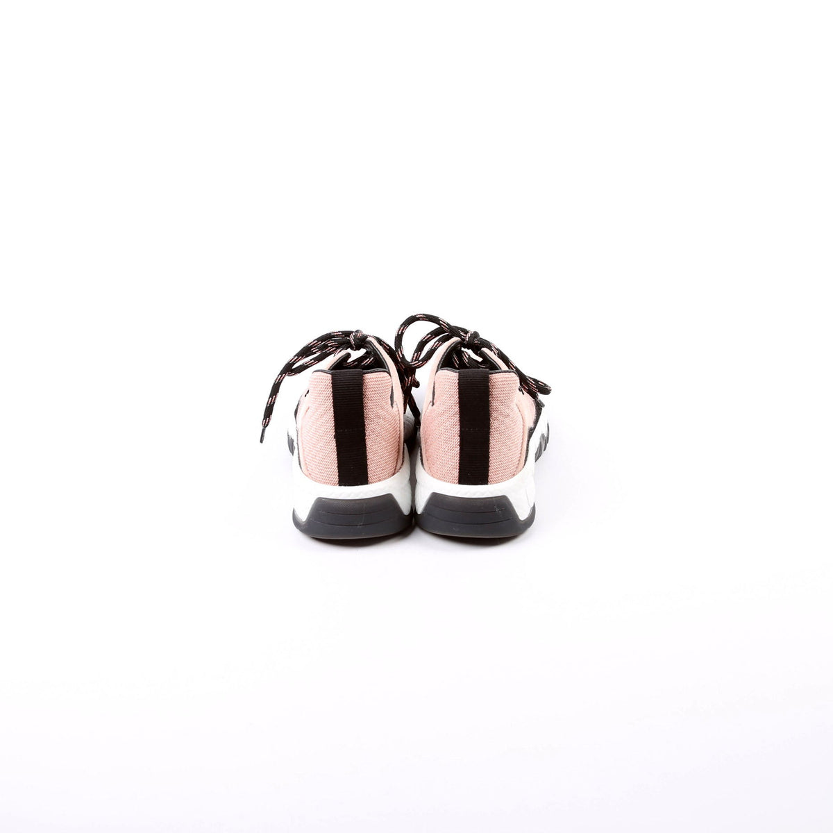 Chanel CC Suede/Fabric Trainers Size 39.5 Pink