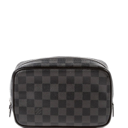 Trousse Toilette PM Damier Graphite