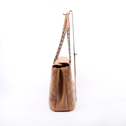 Chanel City Shopping Tote Large Caviar 21M Tan