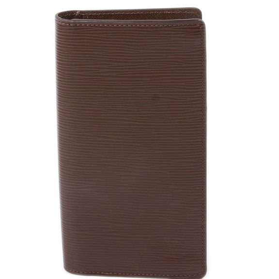 Louis-Vuitton Brazza Wallet Epi Brown