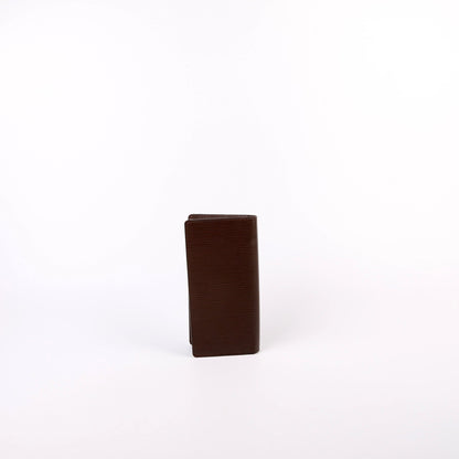 Louis-Vuitton Brazza Wallet Epi Brown