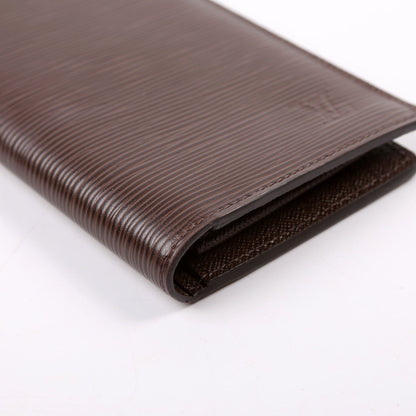 Louis-Vuitton Brazza Wallet Epi Brown